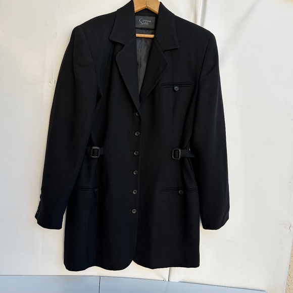 Cynthia Steffe Jackets & Blazers - Cynthia Steffe Polyester Shoulder pads Jacket/Coat Size 4.